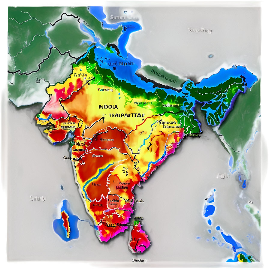 India Map With Climate Zones Png 06242024