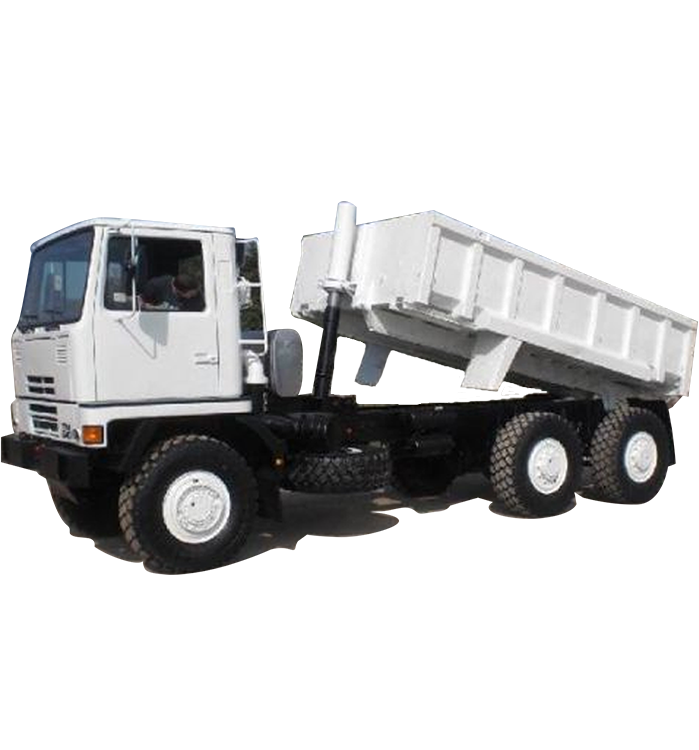 Indian Dump Truck Isolated