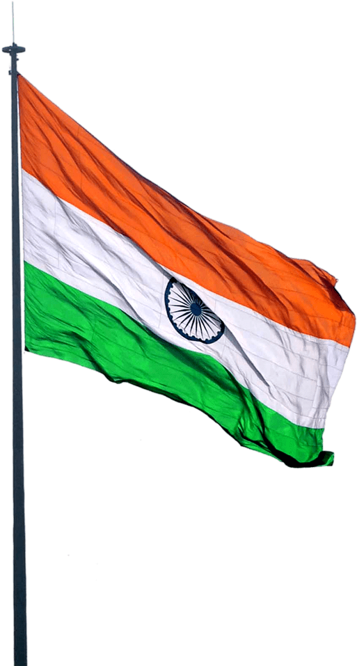 Indian Flag Waving Republic Day