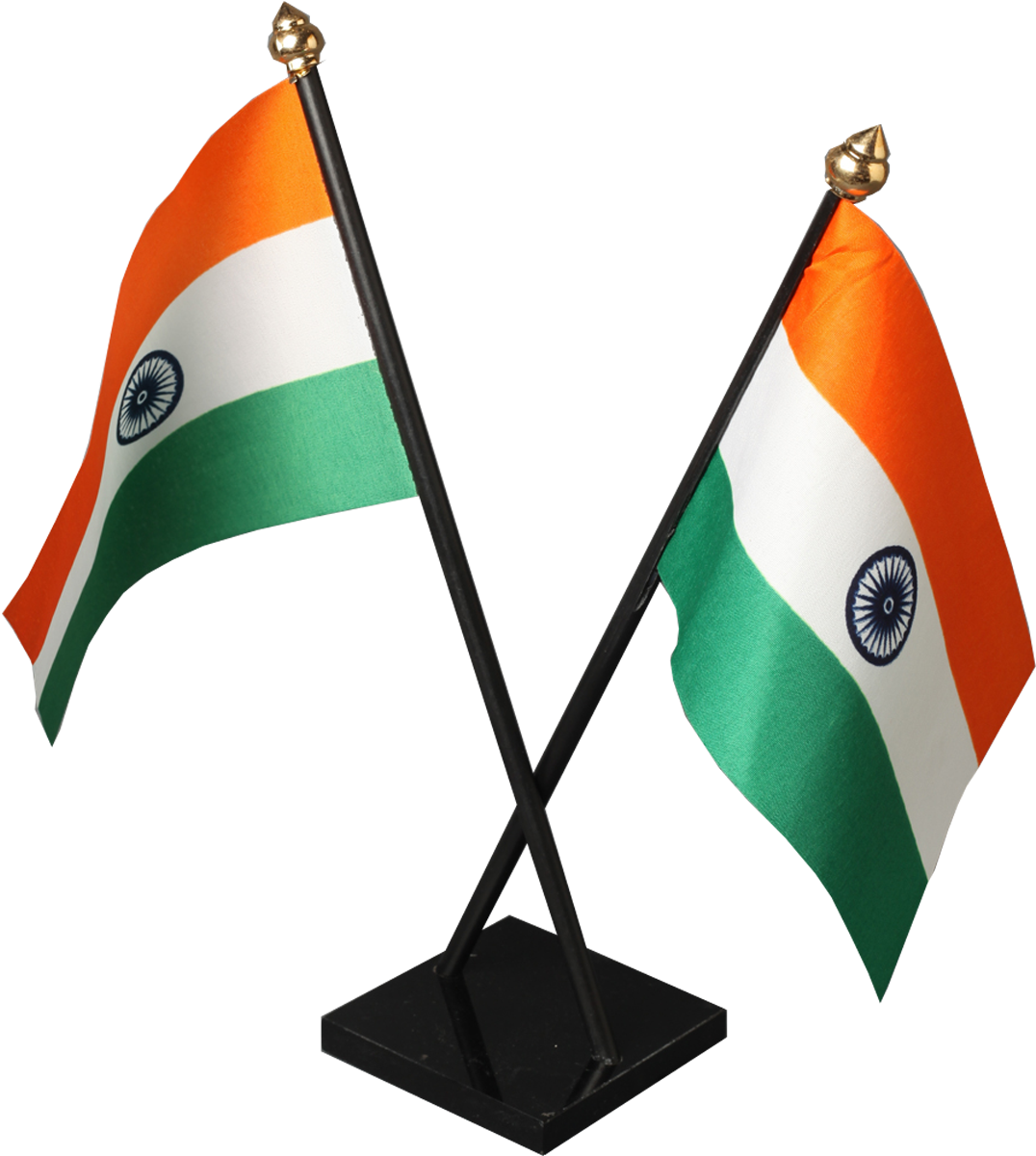 Indian Flags Desk Display