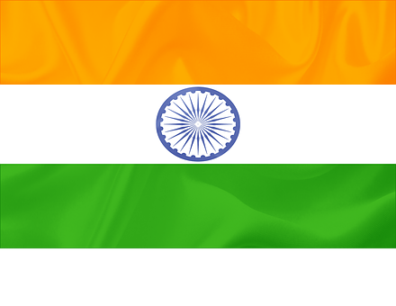 Indian National Flag PNG image with a transparent background, free high-resolution download