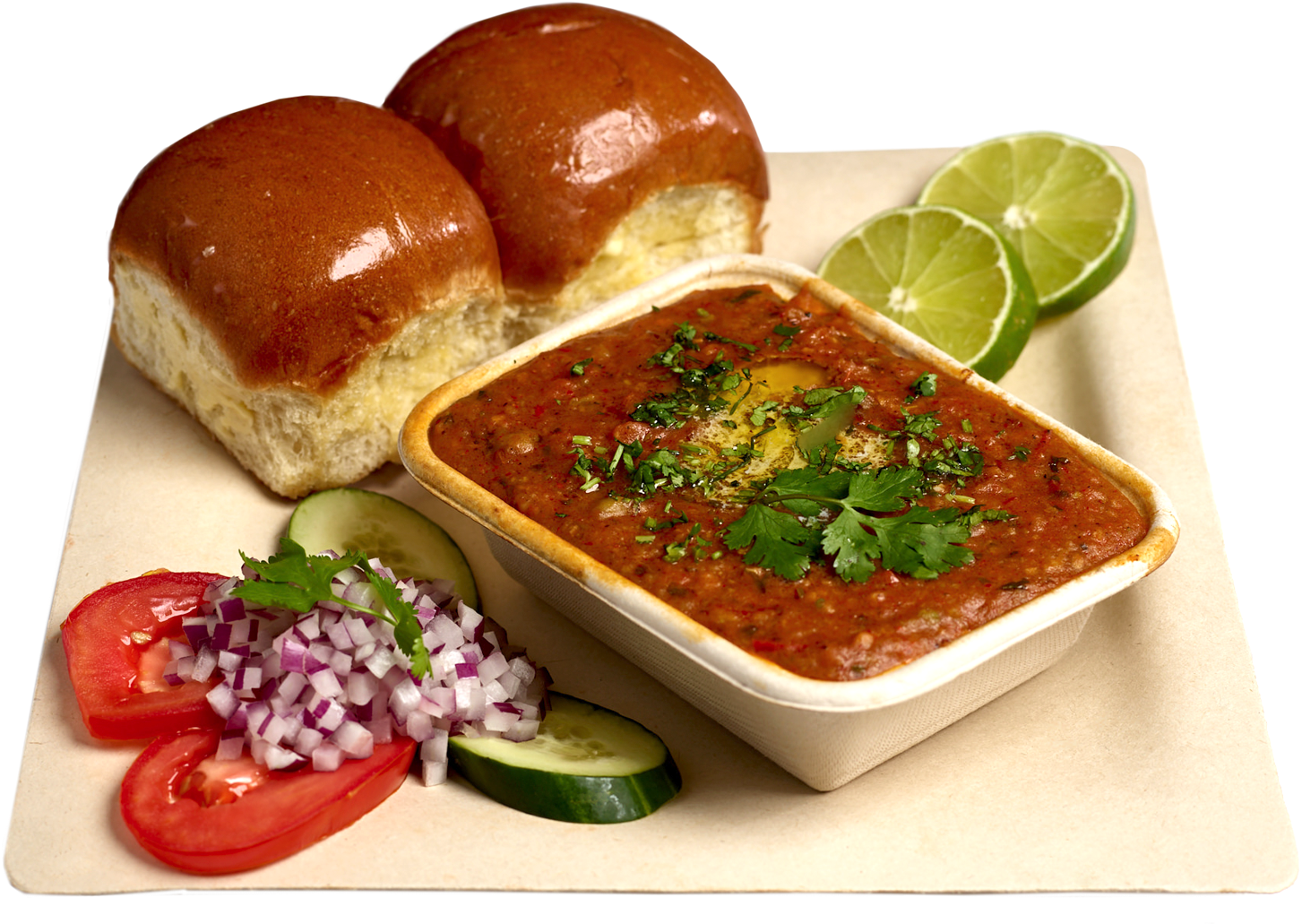 Indian Pav Bhaji Dish