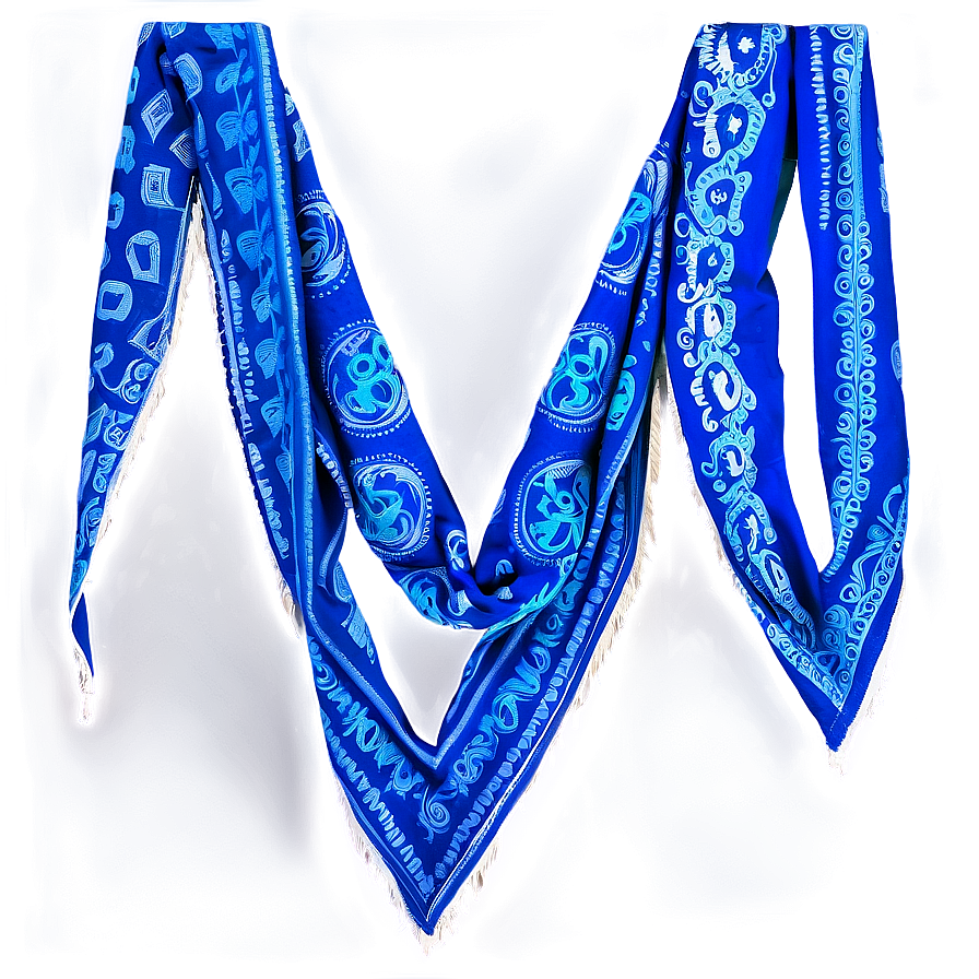 Indigo Bandana Background Png 05242024