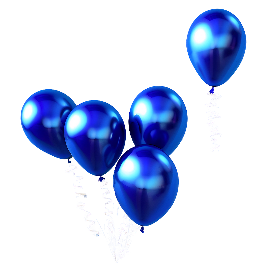 Indigo Blue Balloons Png Nbi