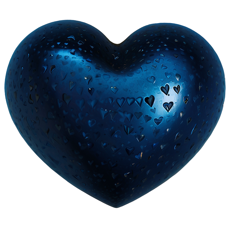 Indigo Blue Heart Emoji Png Ais