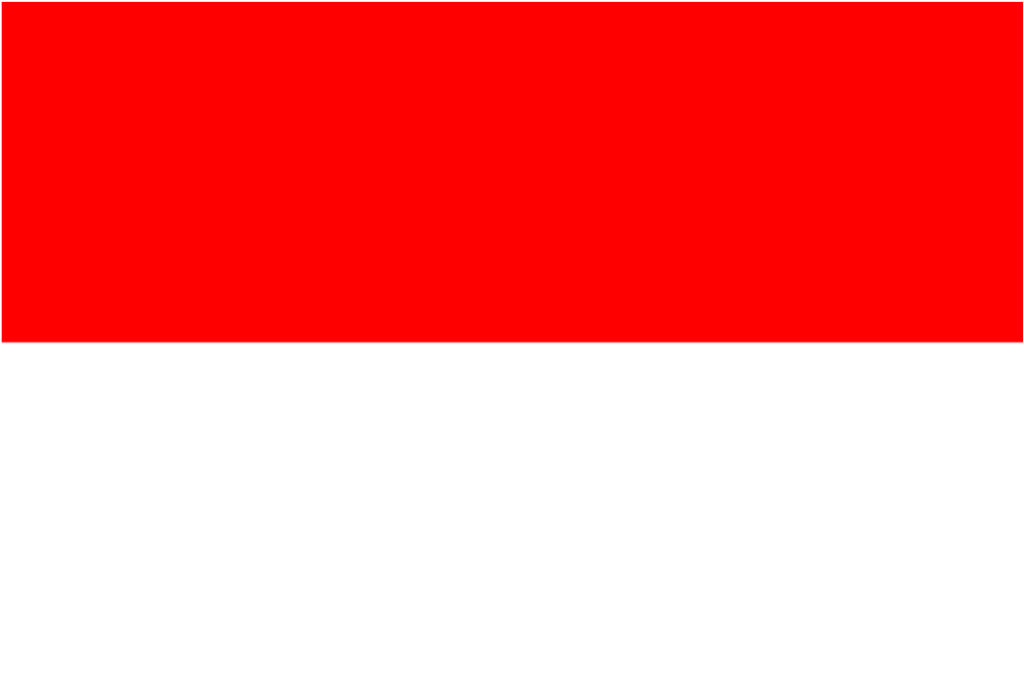 Indonesian_ Flag_ Horizontal_ Bicolor