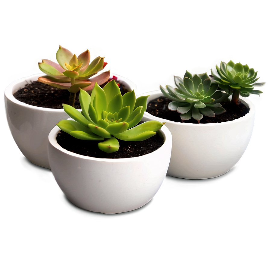 Indoor Succulent Pots Png 69