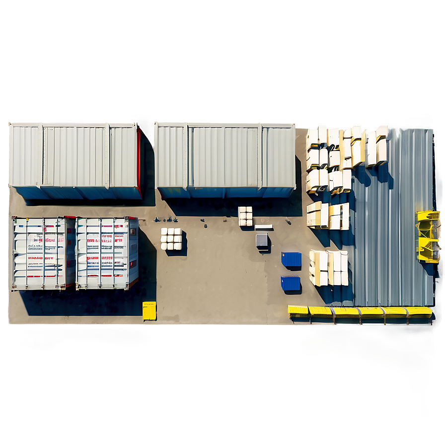 Indoor Warehouse Drone View Png Ped51