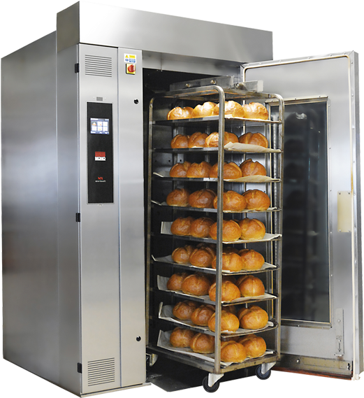 Industrial Bakery Ovenwith Bread Racks