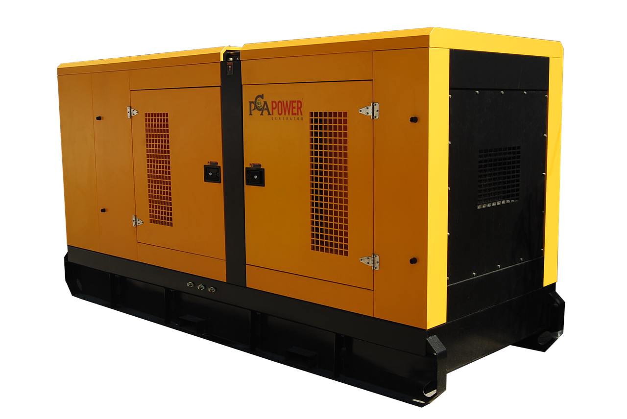 Industrial Diesel Generator PNG with transparent background