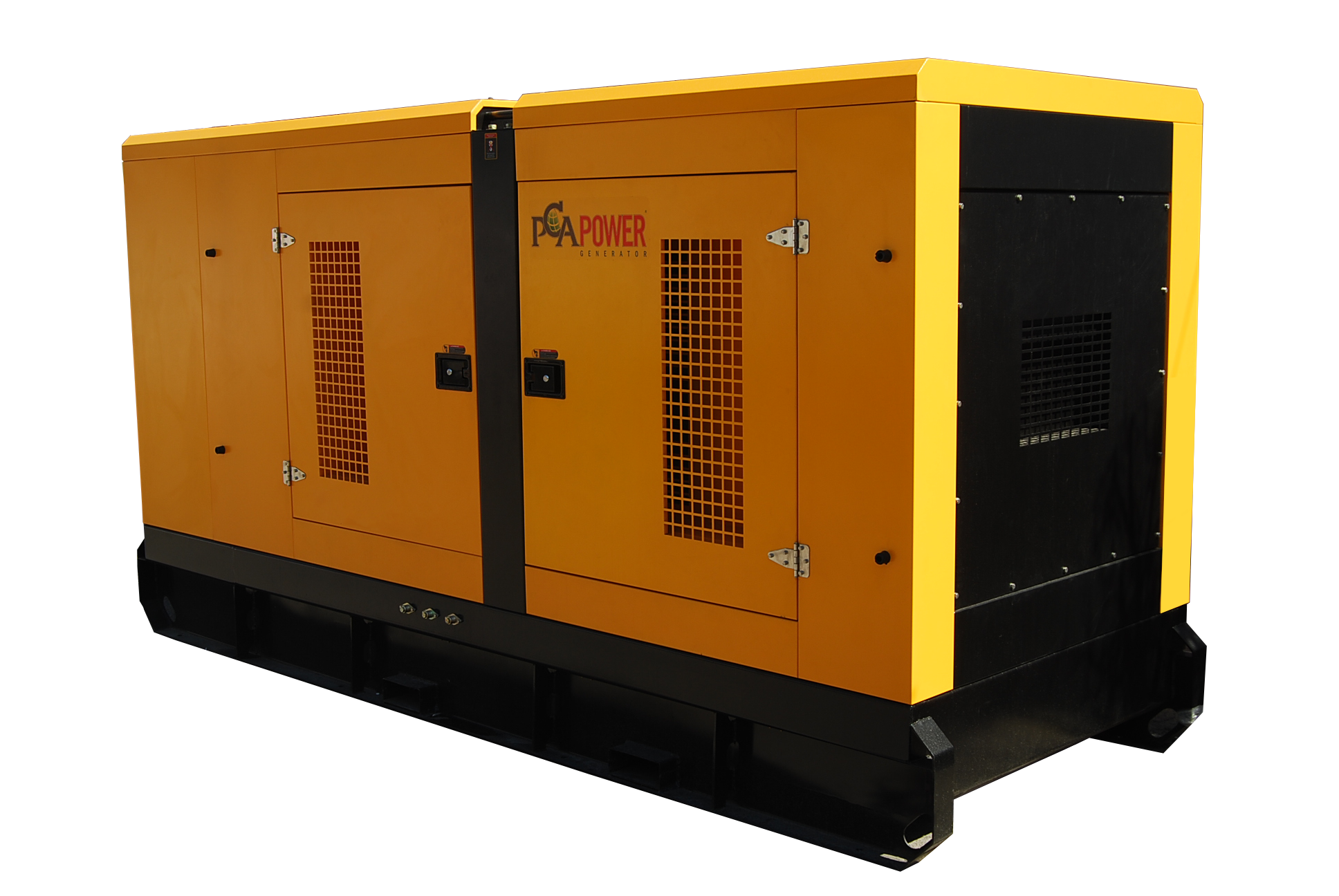 Industrial Diesel Generator P S A Power PNG with transparent background