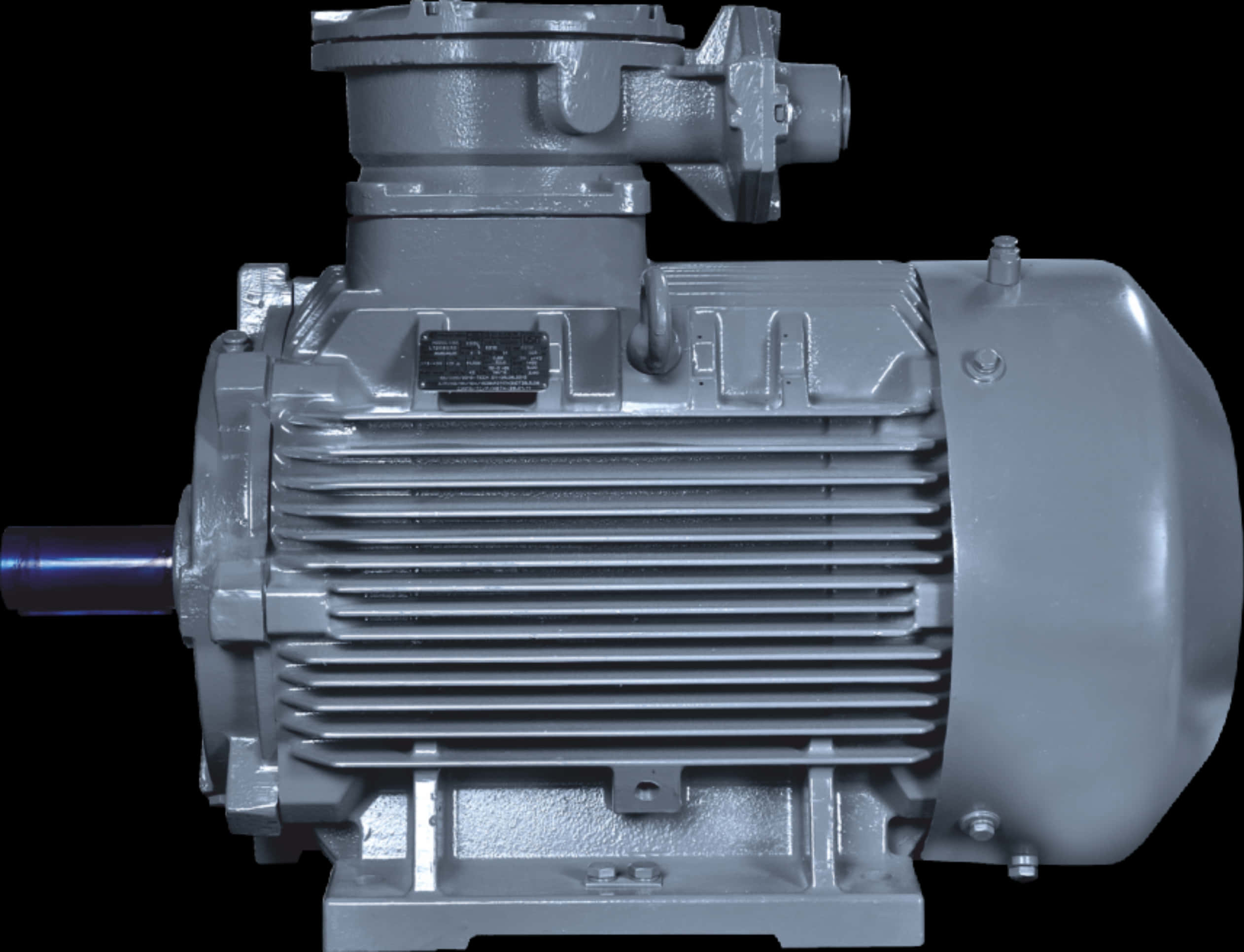 Electric Motor Png Free Download - Bharat Bijlee Flame Proof Motor, Transparent Png PNG with transparent background