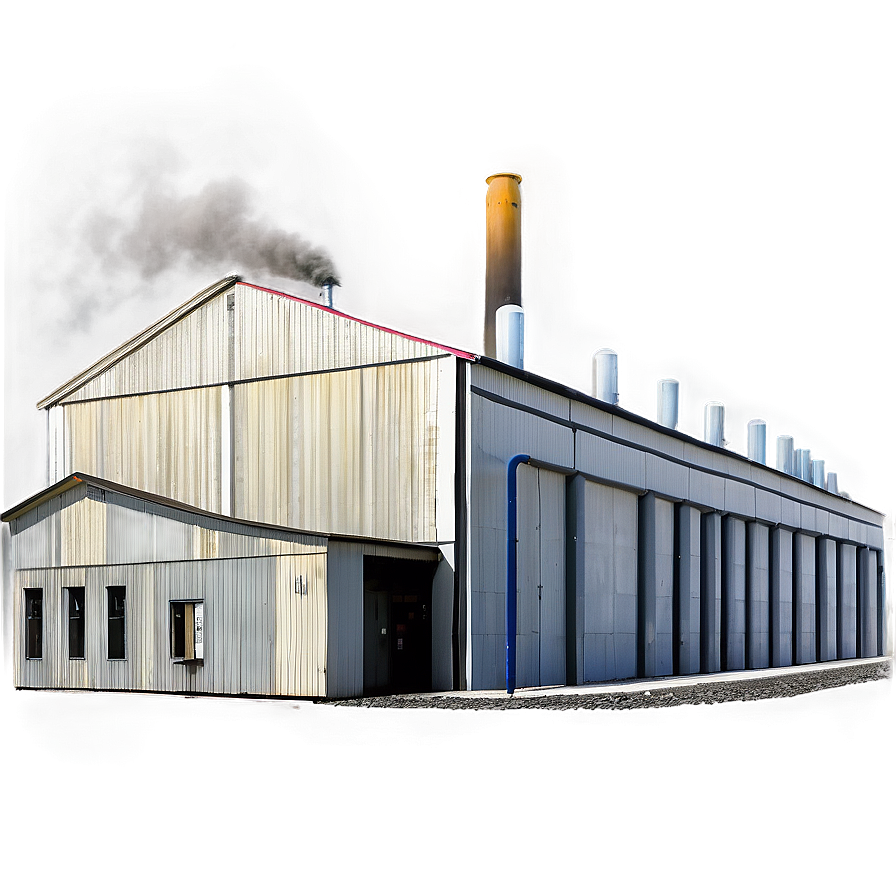 Industrial Factory Building PNG 9 PNG image with a transparent background, free high-resolution download