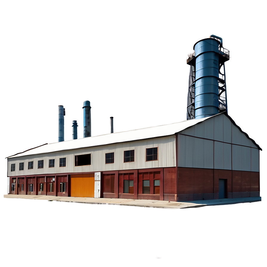 Industrial Factory Building PNG rcx PNG image with a transparent background, free high-resolution download