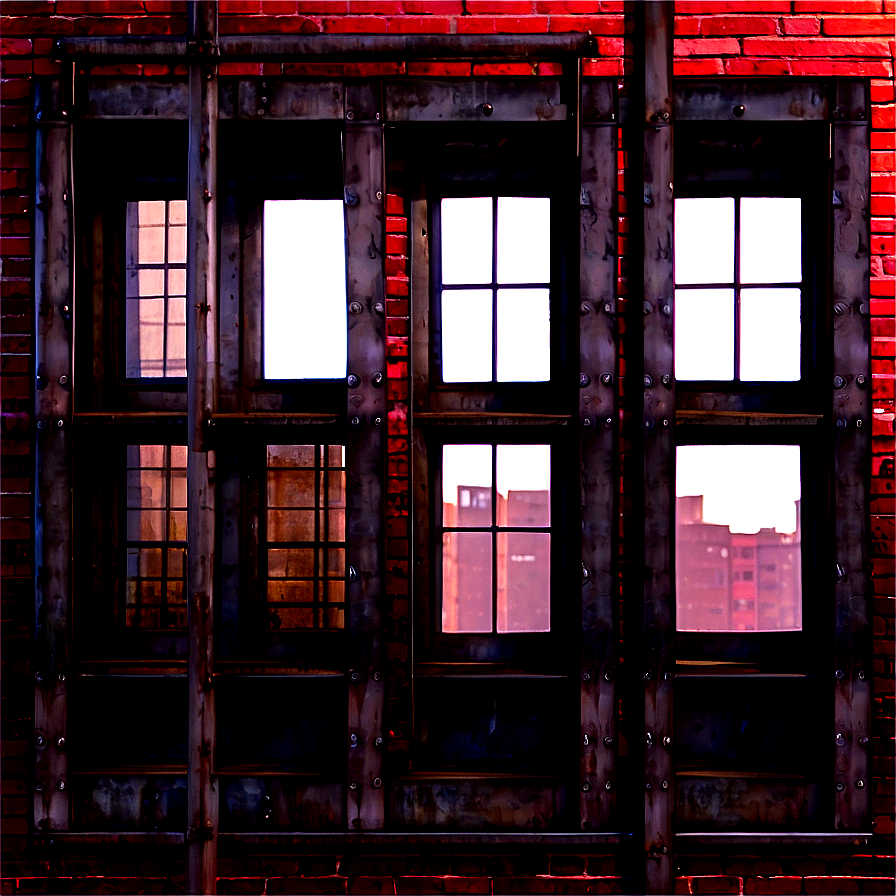 Industrial Loft Windows Png Rwo11