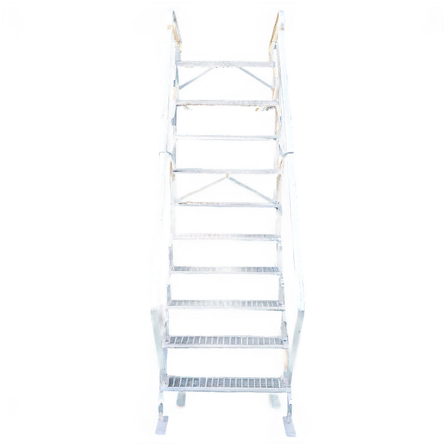 Industrial Metal Stairs Png 83