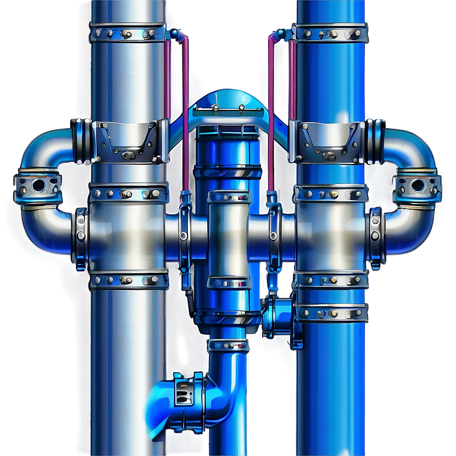 Industrial Pipe System PNG oxc9 PNG with transparent background