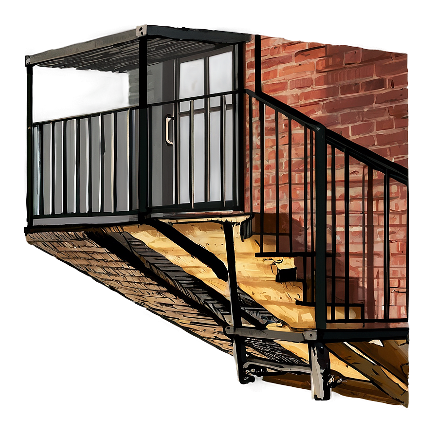 Industrial Style Balcony Png 97