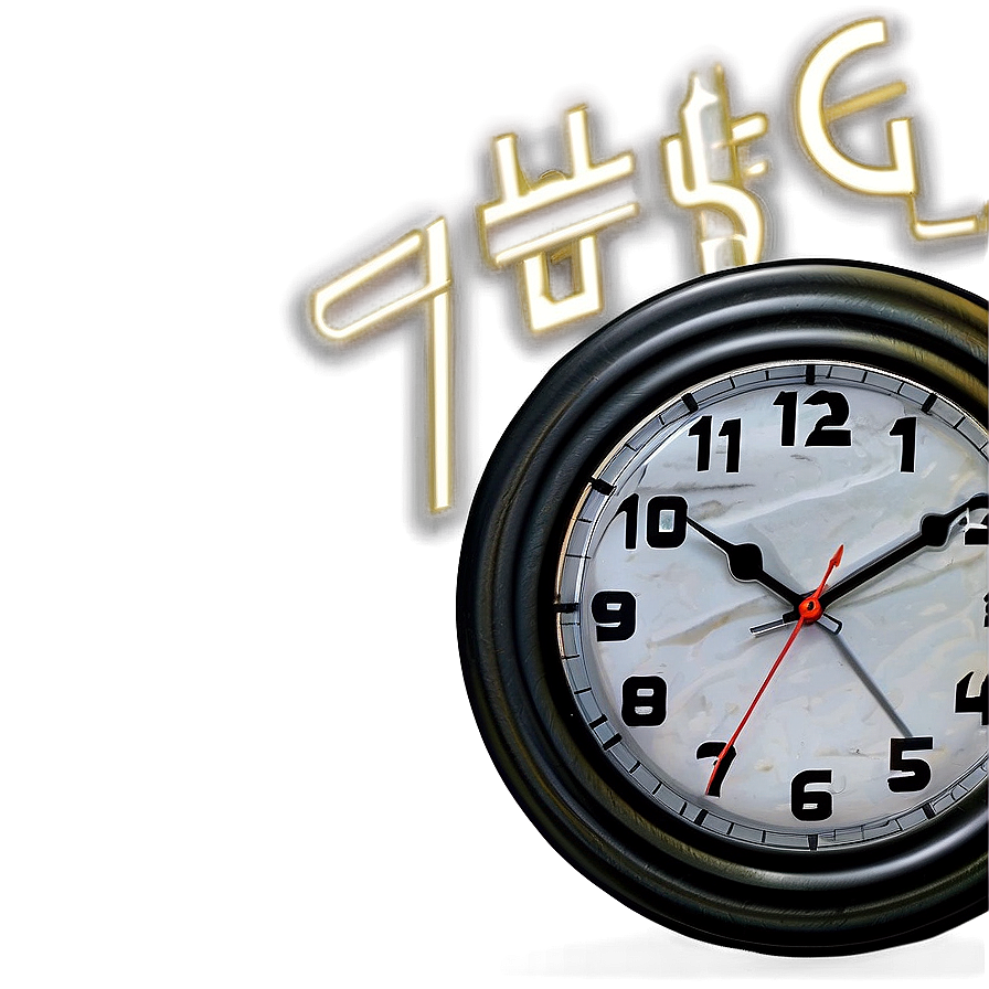 Industrial Wall Clock Png Xxt90