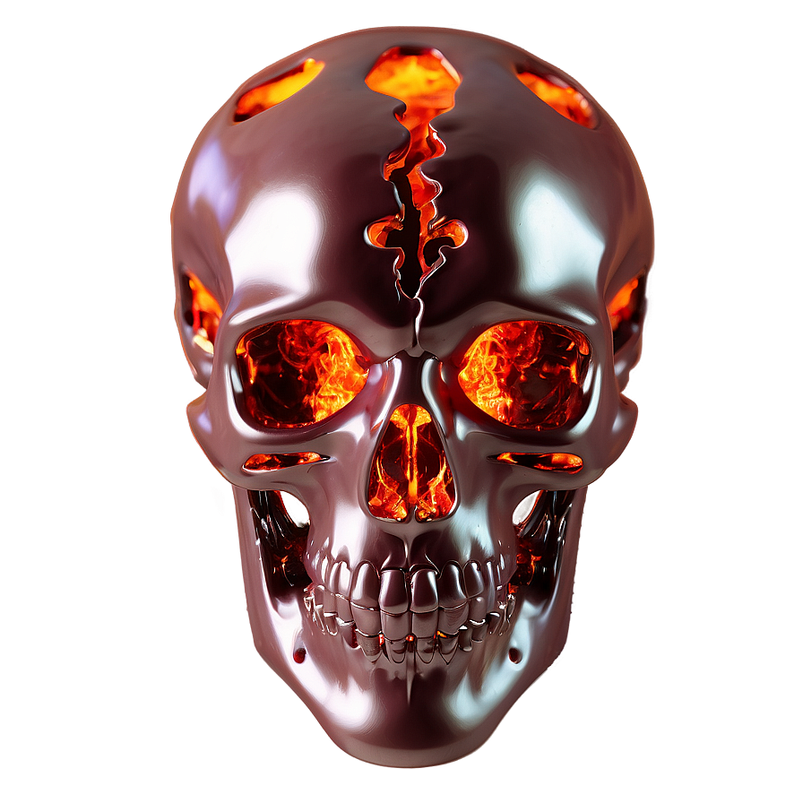 Inferno Encased Skull Png 06252024