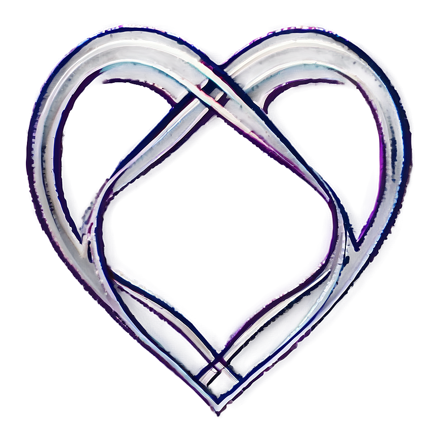 Infinity Heart Outline PNG 44 PNG image with a transparent background, free high-resolution download