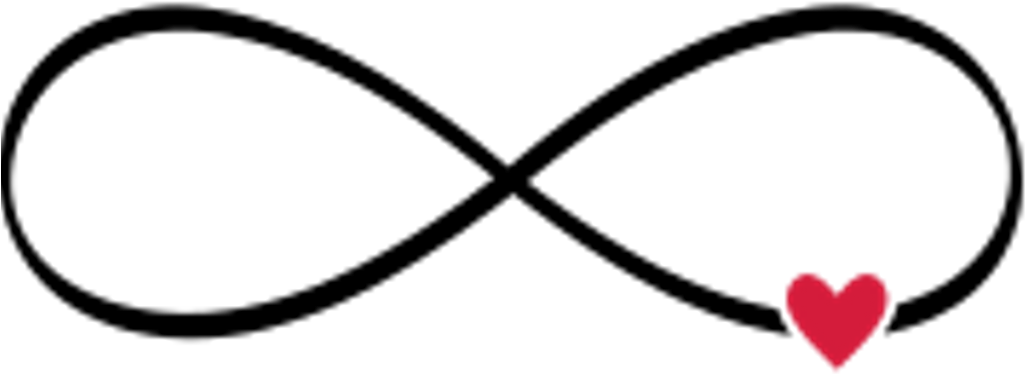 Love Infinite Truelove - Infinity With Heart Png, Transparent Png PNG with transparent background