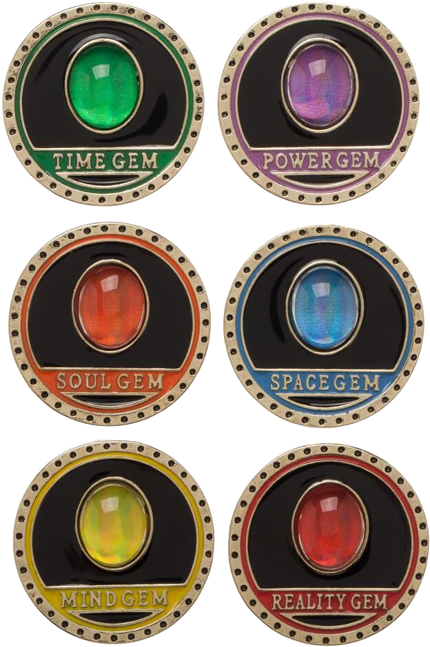 Marvel Infinity Stone Pins, HD Png Download PNG with transparent background
