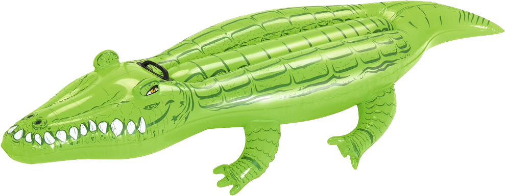 Inflatables And Floats Bestway Crocodile Rider Float, - Crocodile Float, HD Png Download PNG with transparent background