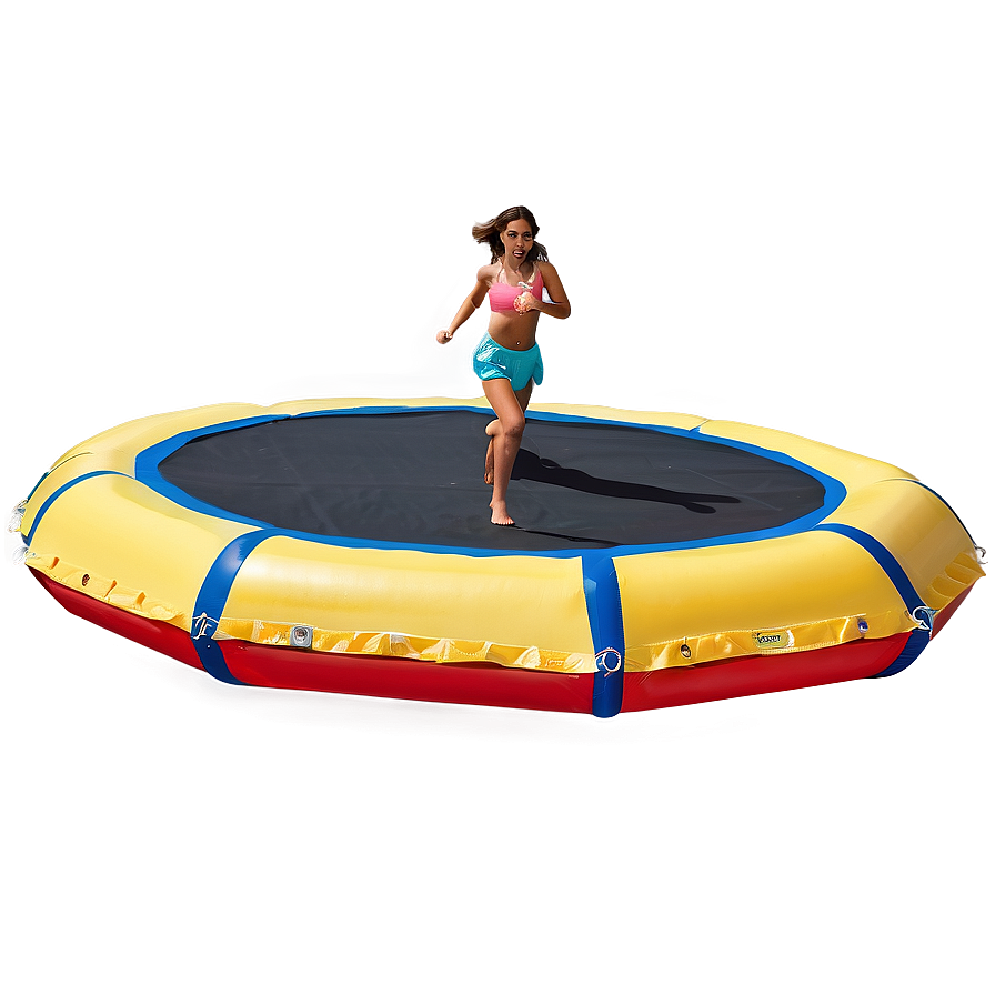 Inflatable Water Trampoline Png Cau