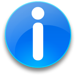 Information Icon Blue Background