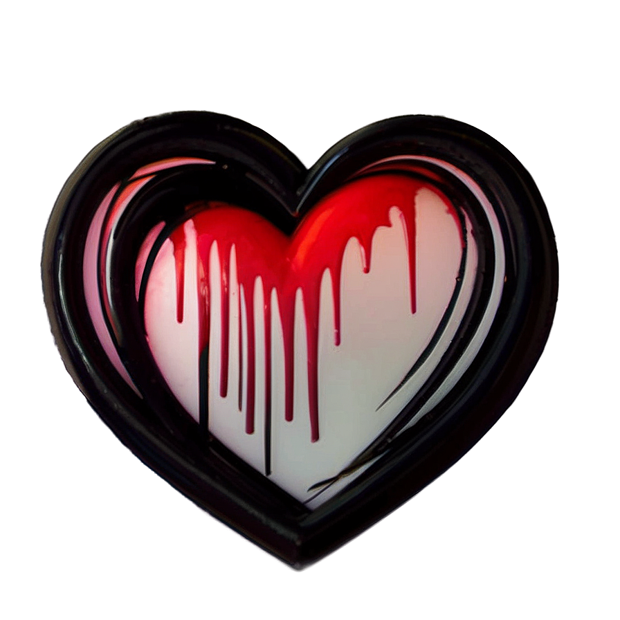 Ink Drawn Heart PNG 06202024 PNG image with a transparent background, free high-resolution download