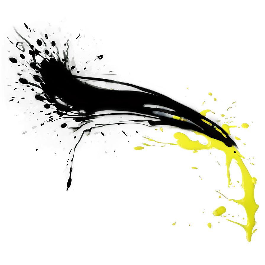 Ink Splash Paint Stroke Png Gwr39