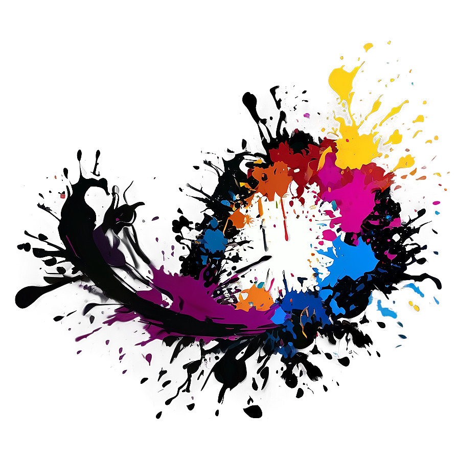 Ink Splatter Print Png 81