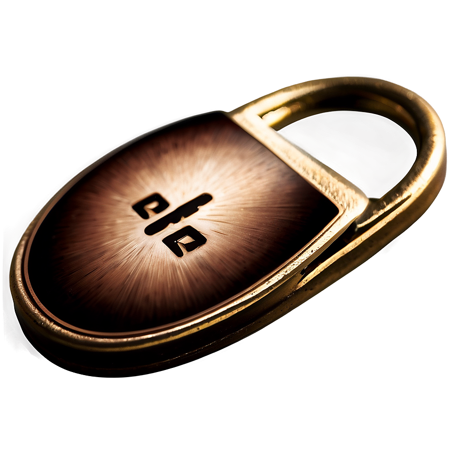 Innovative Bronze Keychain PNG jis PNG with transparent background