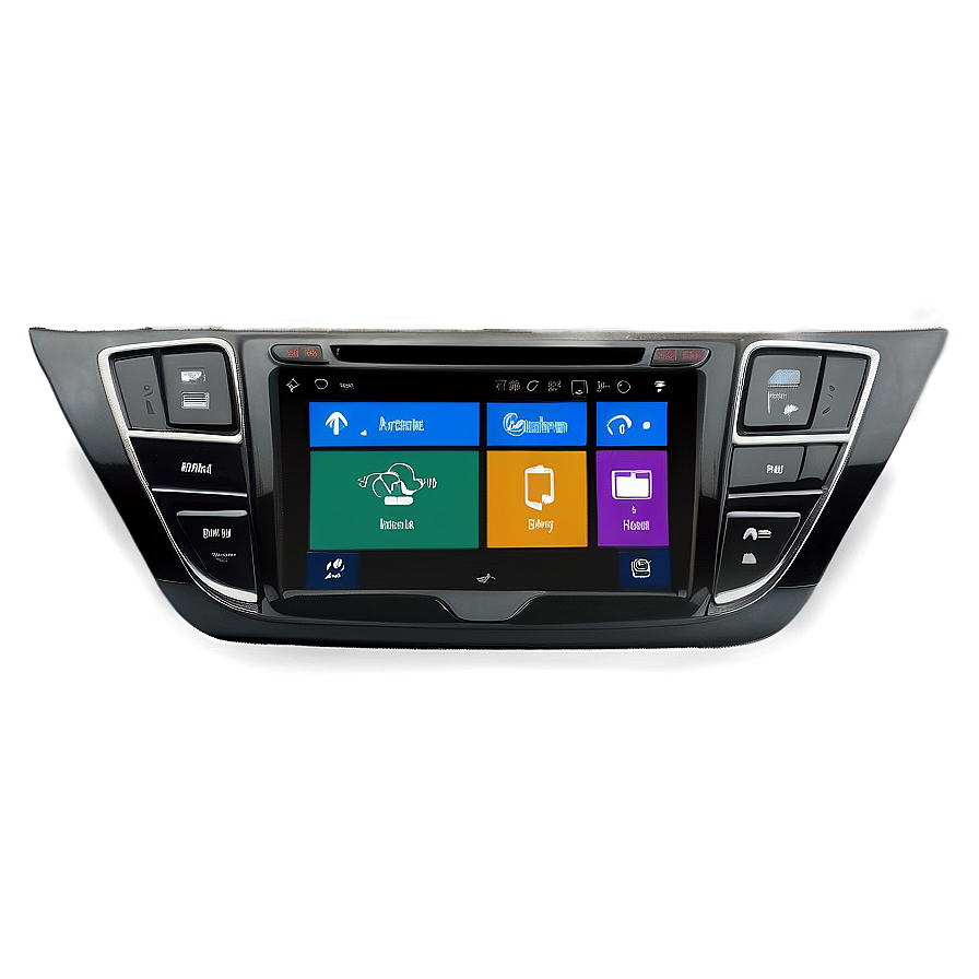 Inside Car Infotainment System PNG 06252024 PNG with transparent background