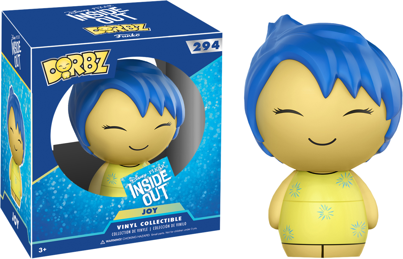 Joy Dorbz Vinyl Figure - Funko Dorbz Inside Out, HD Png Download PNG with transparent background
