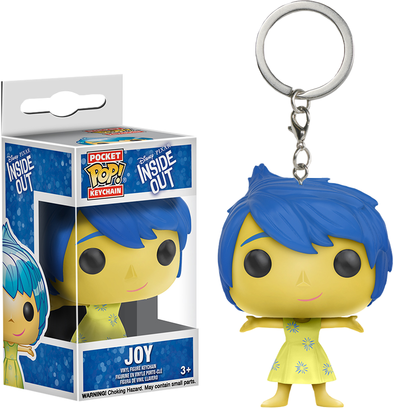 Inside Out Joy Funko Pop Keychain