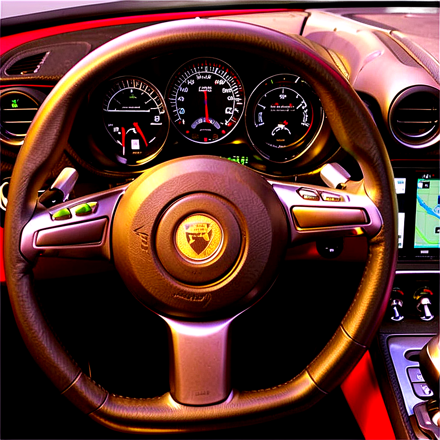 Inside Sports Car PNG yus40 PNG with transparent background
