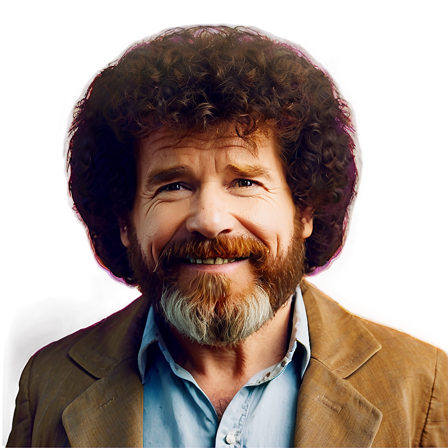 Inspirational Bob Ross Hair Png 06282024