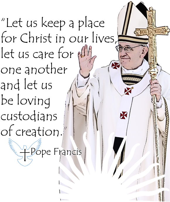 Inspirational Quote Clerical Figure PNG with transparent background