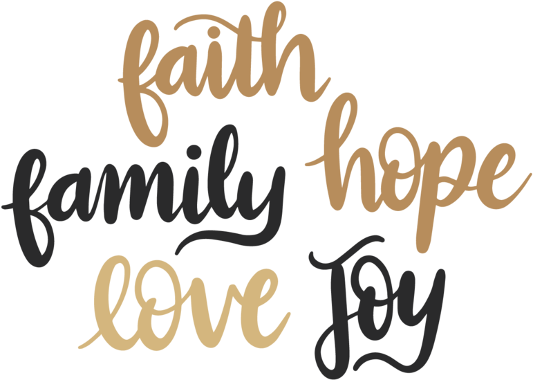 Clip Art Royalty Free Library Hope Love Digital Download - Calligraphy, HD Png Download PNG image with a transparent background, free high-resolution download