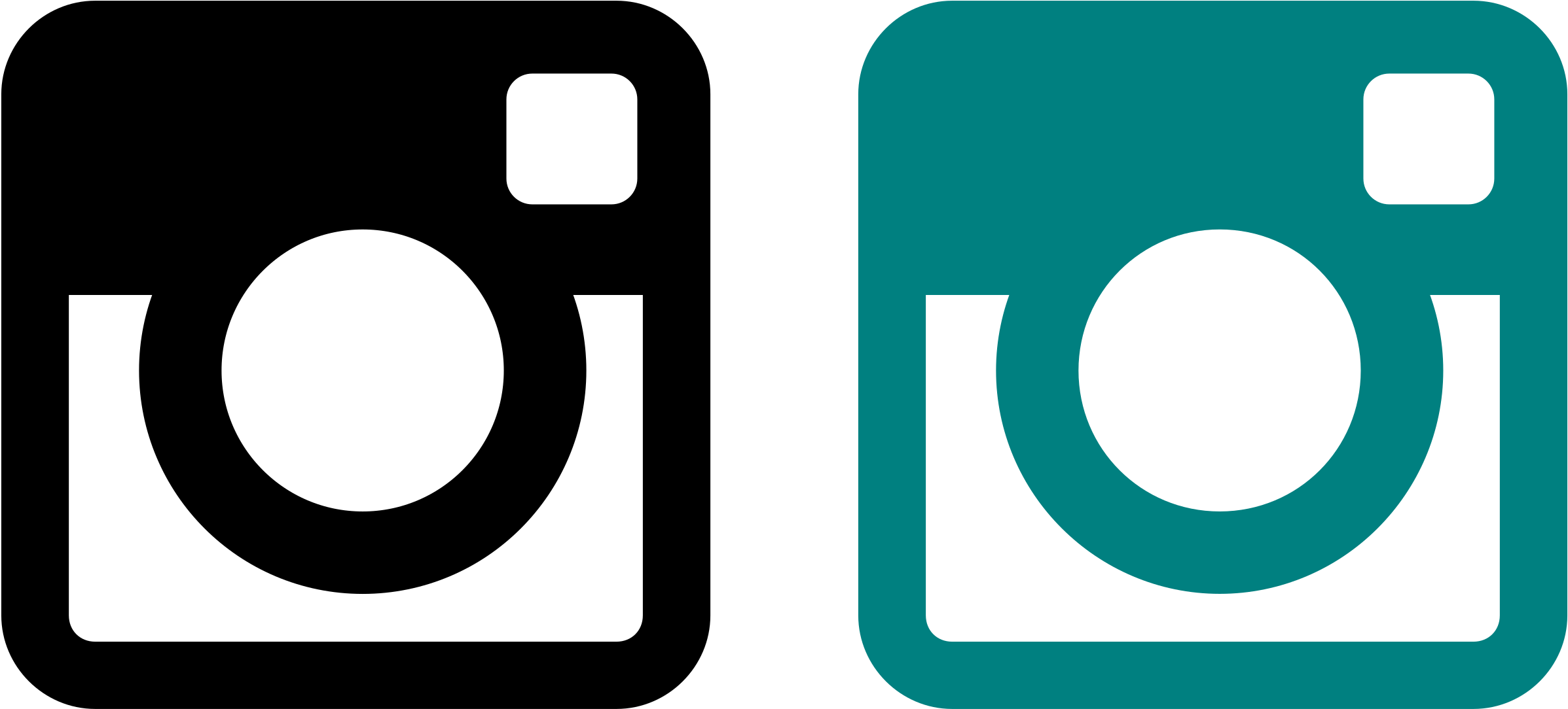 Instagram Logo Evolution PNG with transparent background