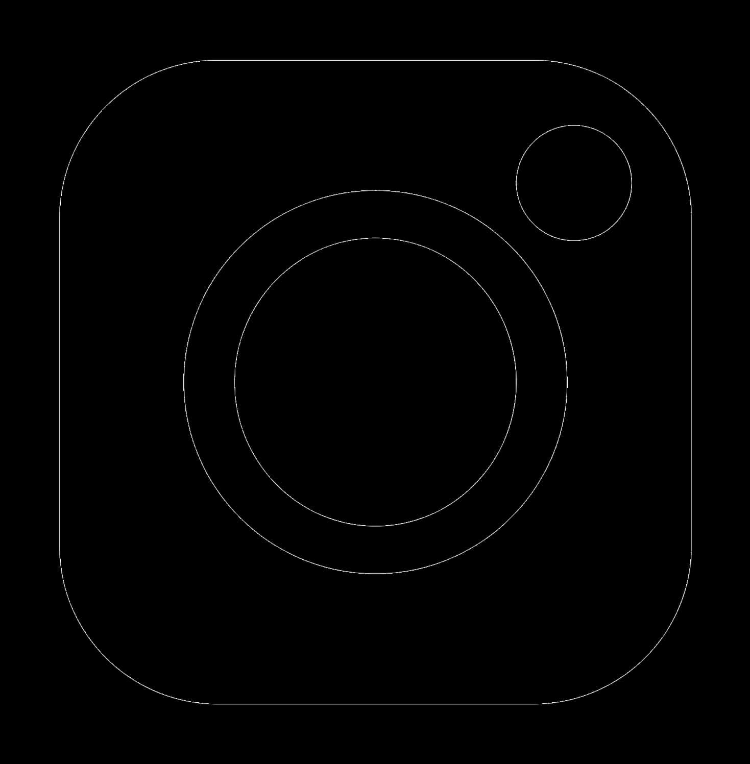 Instagram_ Logo_ Outline PNG with transparent background