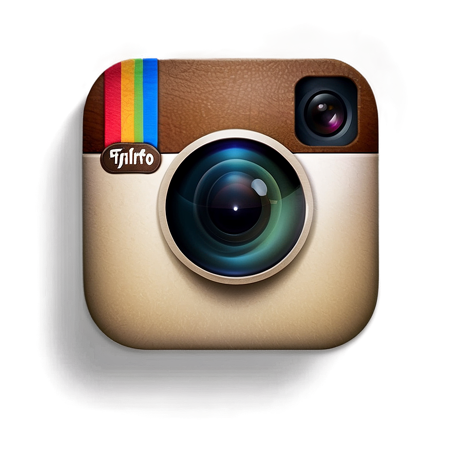 Instagram Logo with Drop Shadow PNG 05252024 PNG with transparent background