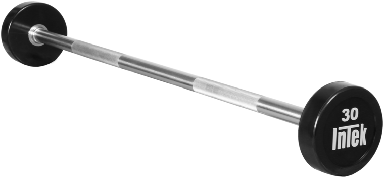 Intek30 Pound Barbell PNG with transparent background