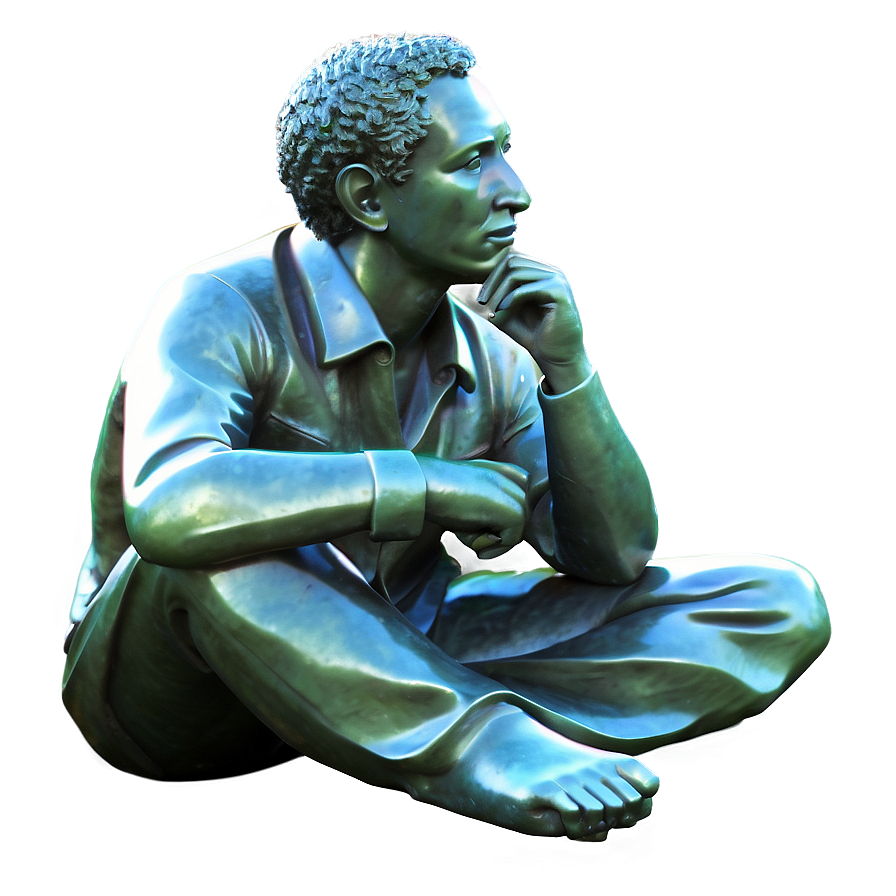 Intellectual Thinker Statue Png 06262024