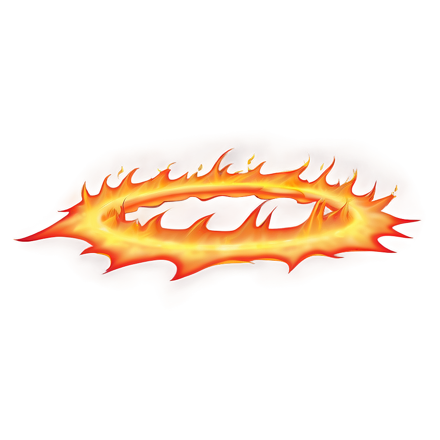 Intense Fire Circle Drawing Png Tml