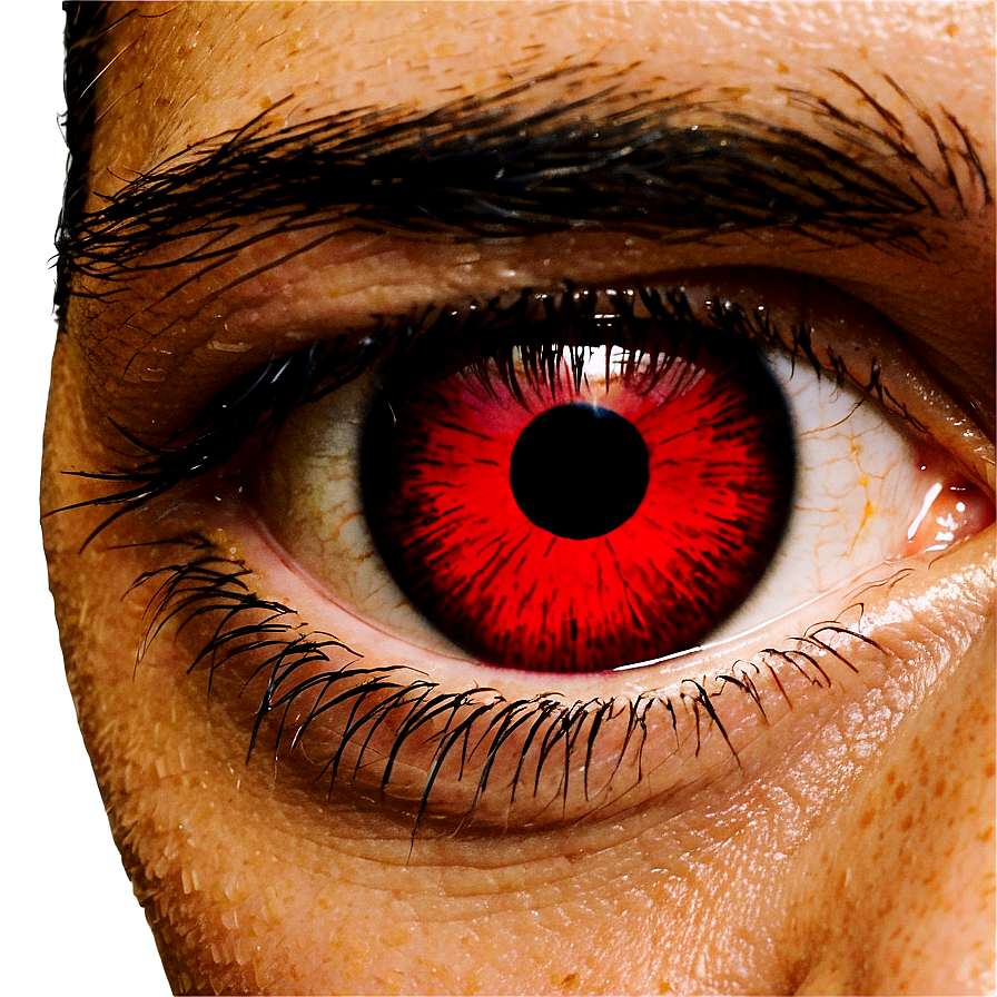 Intense Gaze Bloodshot Eyes Png Siv38