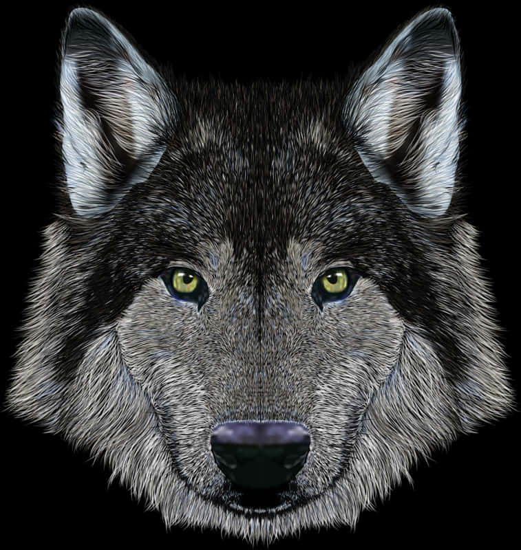 Intense_ Gaze_ Wolf_ Portrait