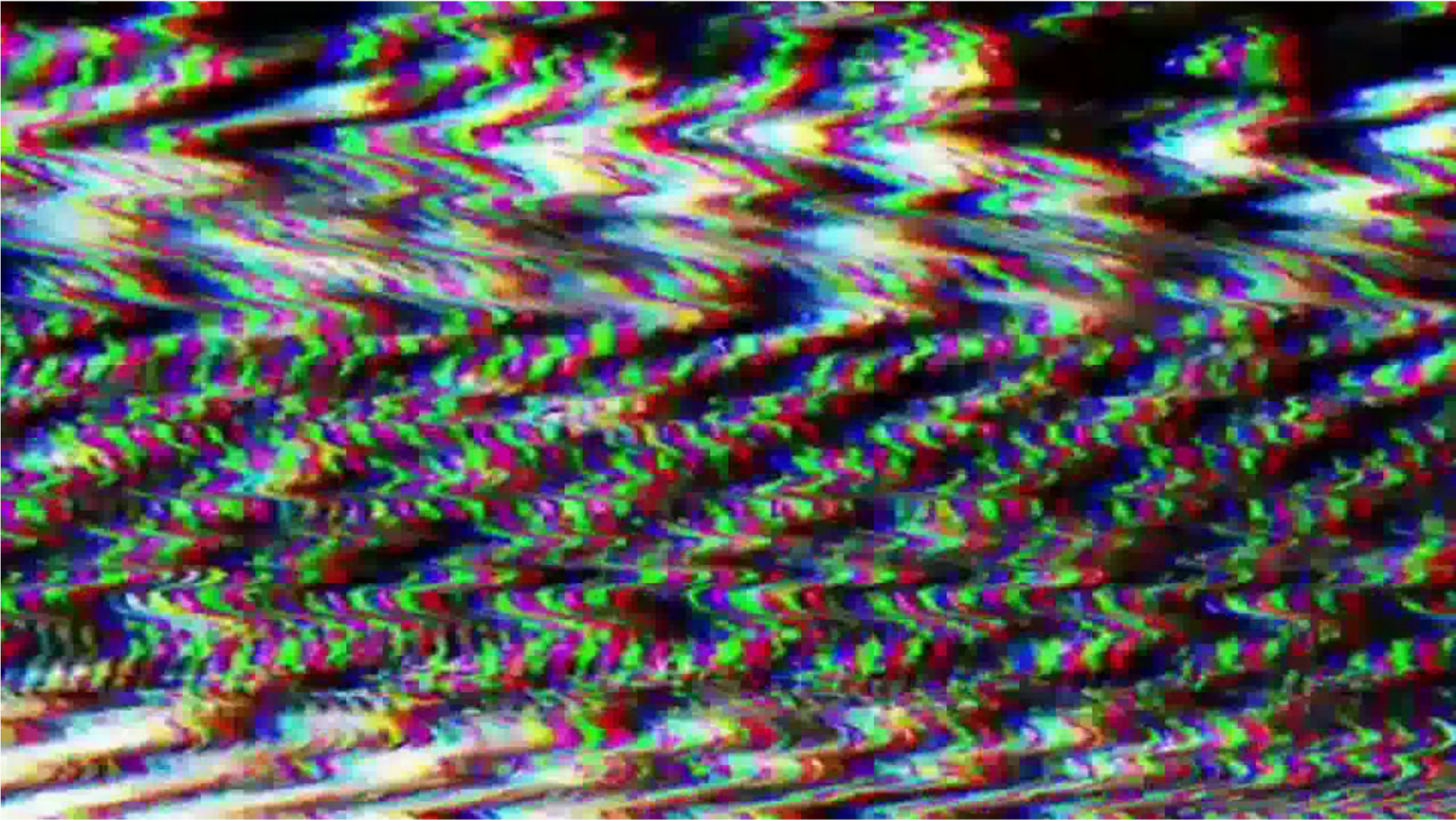 Intense Glitch Effect Distortion